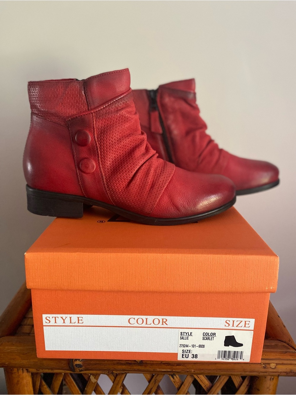 Miz Mooz Ankle Boot 7.5 Boho Ren Faire Americana Indie Sleaze Artsy Festival NIB